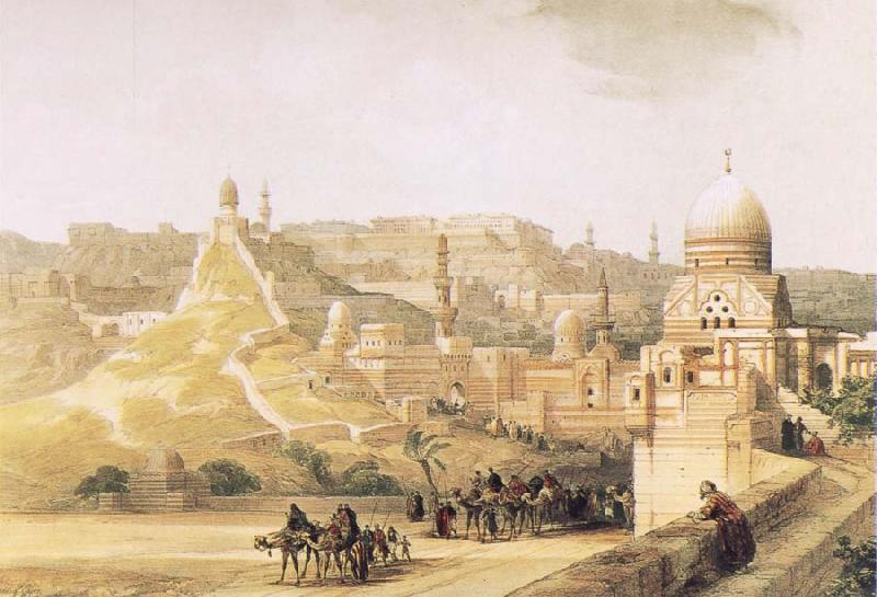 David Roberts The Citadel of Cairo Germany oil painting art